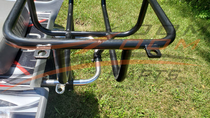 Zoom Zoom Parts Rear Gas Fuel Luggage Cooler Rack For 1987-2004 Yamaha Warrior 350 YFM 350 STOCK GRAB BAR ONLY