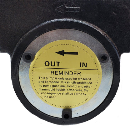 12V Portable DC Electric Fuel Transfer Pump Diesel Kerosene Oil Commercial Extractor Auto Pump