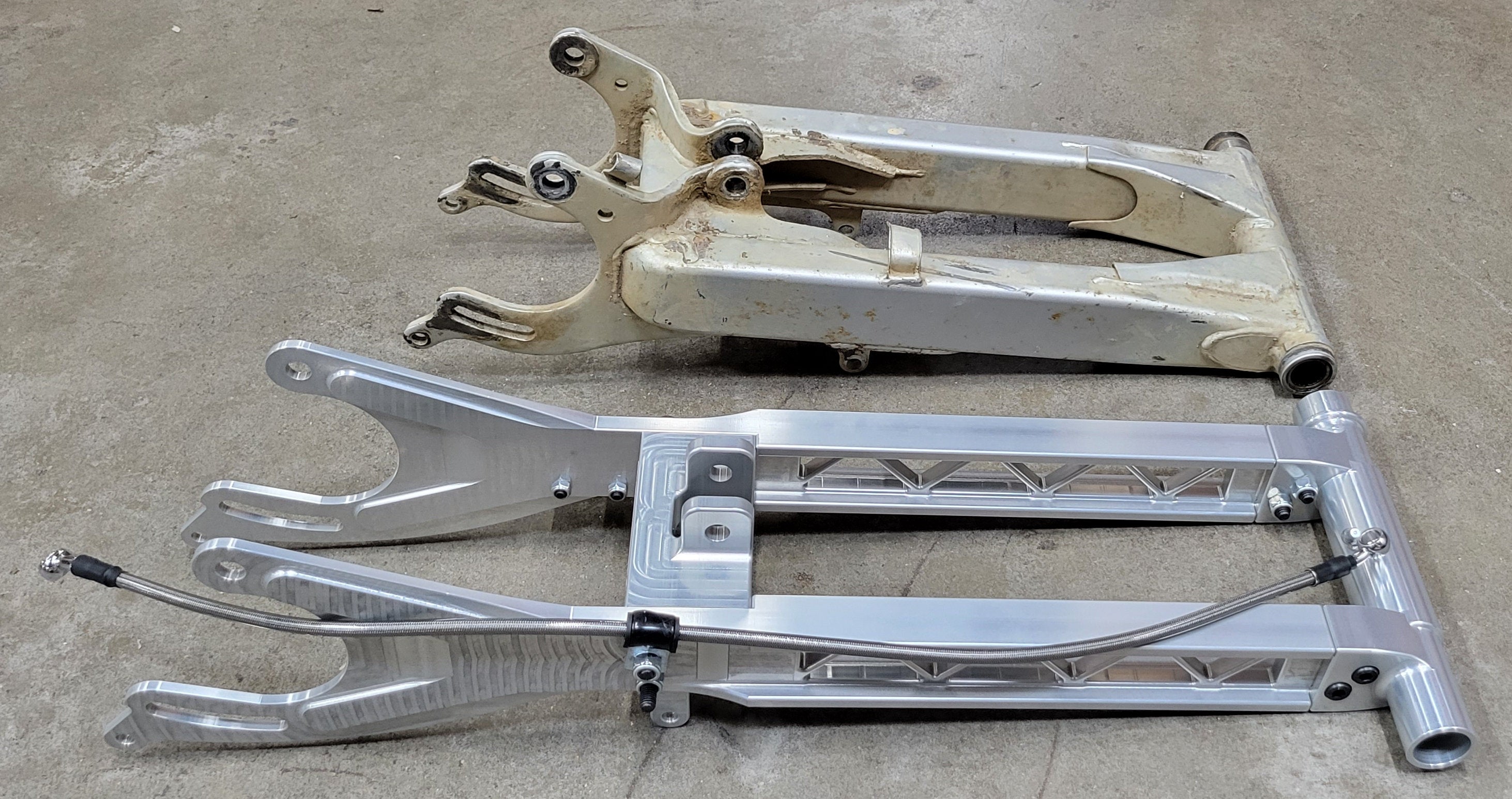 Billet Extended Swing Arm For 19872004 Yamaha Warrior 350 YFM 350