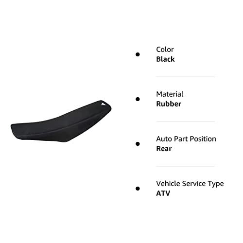 Attack Graphics Gripper Seat Cover Black - Fits: Honda TRX 400EX 1999-2007