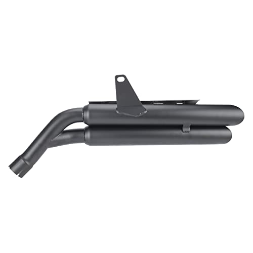 Motorcycle Exhaust Slip-on Muffler Pipe Tube with Heat Shield Cover Kit for CMX 300 CMX 500 Rebel 2017-2021 Black