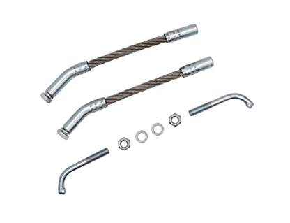 GreatUs Ice Scratchers Kit Replace for Dura Fit All Reverse and Non-Reverse Gear Equipped Snowmobiles for One-Bolt Mounting