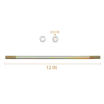 2 Tie Rods and 4 Tie Rod Ends Kit Compatible With 1999-2008 Honda Sportrax 400 | 2009 2012-2014 Honda Trx400X Tie Rod Ball Joint
