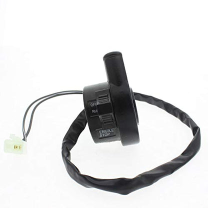 QAZAKY Right Handle Brake Lever + Throttle Housing Start Kill Switch Control Assembly for Yamaha PW80 PY80 Peewee Y-Zinger Dirt Bike
