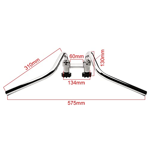 FLYPIG New Motorcycle Handlebar Splitter Handle Bar fit for Honda Z50 Z50 STYLE Z50J MONKEY REPLICA DAX/CT70 Z50R G50F GOLF50 MONKEY BIKE PARTS with Knob
