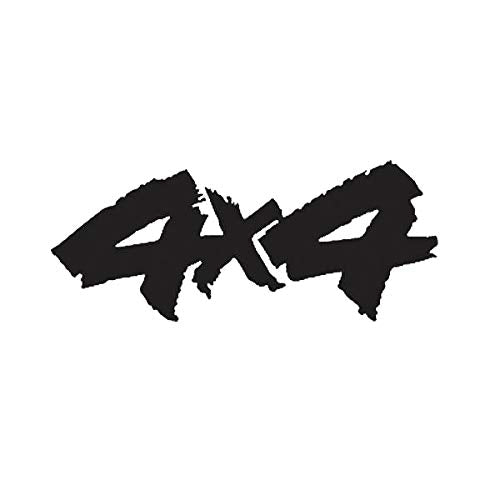 4 x 4 Offroad Truck ATV Decal Vinyl Sticker|Cars Trucks Vans Walls Laptop| Black|5.5 x 2.3 in|DUC531