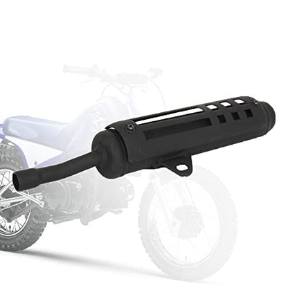 Silencer Exhaust Muffler Pipe for PW80 PY80 Pit Dirt Bike Stainless Steel