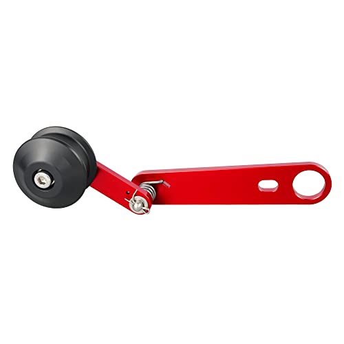 NICECNC Red Drive Chain Tensioner Guide Roller Slider Compatible with Yamaha Raptor 700 2013-2023 2022 2021 2020 2019 2018 2017 2016, Raptor 700R 2013-2023 2022 2021 2020 2019 2018 2017