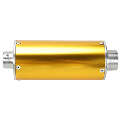 FVRITO High Performance Big Bore Muffler Exhaust Silencer Complete Pipe System Parts Replacement for Honda XR50 CRF50 Chinese 70cc 110cc 125cc SSR SDG Taotao Roketa Coolster Lifan Dirt Pit Bike Yellow