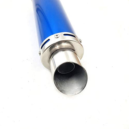 hongyu Blue Exhaust System Muffler for GY6 50cc Scooters 139QMA 139QMB 4 Stroke Engine