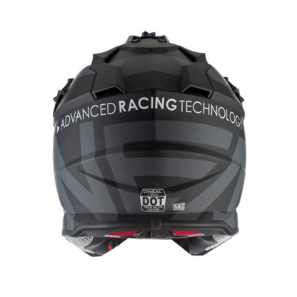 O'Neal - 0200-S13 2Series Adult Helmet, Slick (Black/Gray, MD)