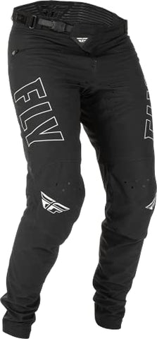 Fly Racing 2022 Adult Radium Bicycle Pants (Black/White, 40)