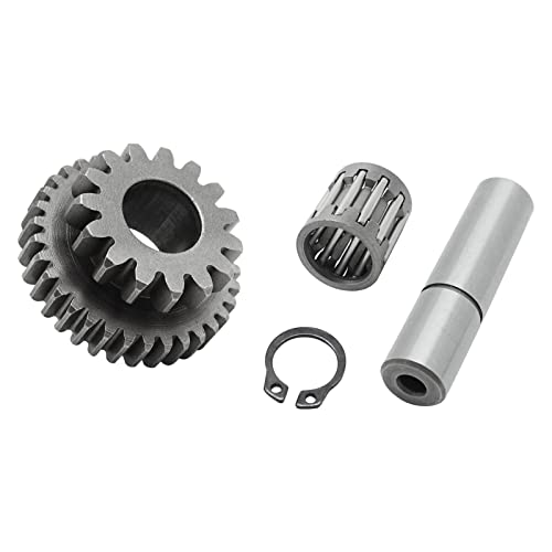 Starter Idler Gear 15T/34T & Bearing & Shaft for Yamaha Wolverine 350 Big Bear 400 Big Bear 350