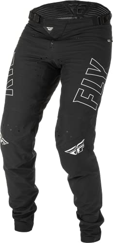 Fly Racing 2022 Adult Radium Bicycle Pants (Black/White, 40)
