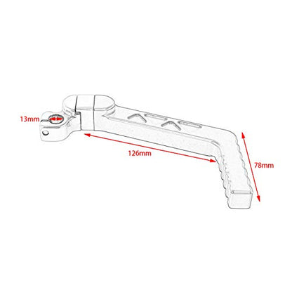 JRL CNC Kick Start Starter Lever Black for Honda XR50 CRF50 XR70 CRF70 50cc 70cc 110cc 125cc Pit Bikes and SDG SSR Baja Pitster Taotao Coolster Lifan Loncin