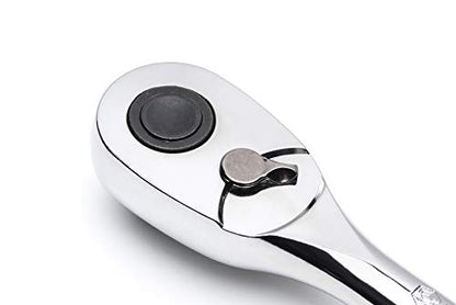 SATA 3-Piece Quick-Release Ratchet Set with Teardrop Head, Full-Polished Chrome Solid Handle, 1/4, 3/8, 1/2-Inch - ST14901U