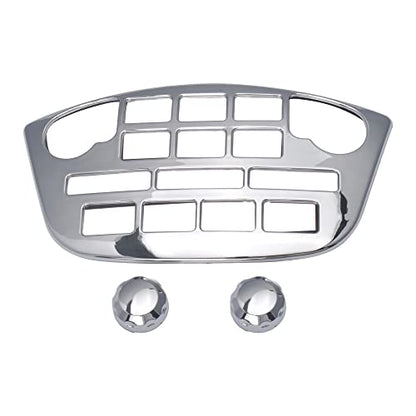 For Honda Goldwing GL1800 2001 2002 2003 2004 2005 2006 2007 2008 2009 2010 Goldwing 1800 GL 1800 Gold Wing Motorcycle Radio Accent Panel And Knob Sets Chrome