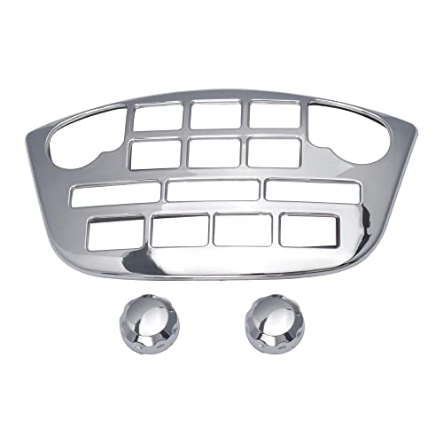 For Honda Goldwing GL1800 2001 2002 2003 2004 2005 2006 2007 2008 2009 2010 Goldwing 1800 GL 1800 Gold Wing Motorcycle Radio Accent Panel And Knob Sets Chrome