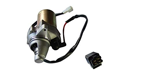 Shamofeng Starter Motor and Relay Solenoid for Suzuki ATV LT80 Quadsport 1987-2006/ Kawasaki ATV KFX80 KSF80 2003-2006, 31100-40B00 31100-40B01 21163-S003 18332 410-54009 LT80-CS90 SM10230