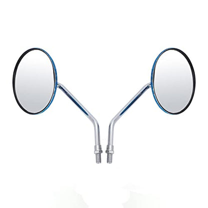 Motoparty Motorcycle Mirrors,Rear View Mirror, M10×1.25, for Honda CB125S CT70 MT125 MT250 XL100 XL125 XL175 XL70 CT125 SL100 SL125 CB CT MT XL SL
