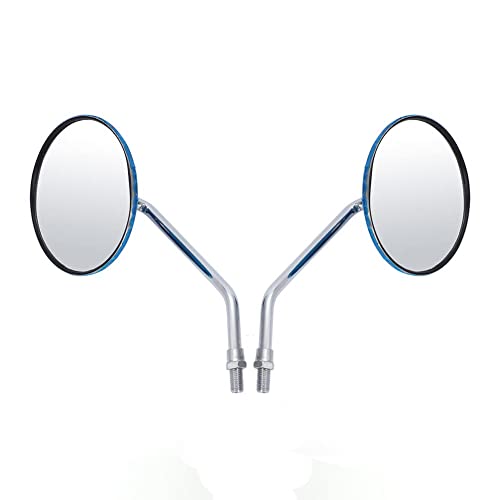 Motoparty Motorcycle Mirrors,Rear View Mirror, M10×1.25, for Honda CB125S CT70 MT125 MT250 XL100 XL125 XL175 XL70 CT125 SL100 SL125 CB CT MT XL SL