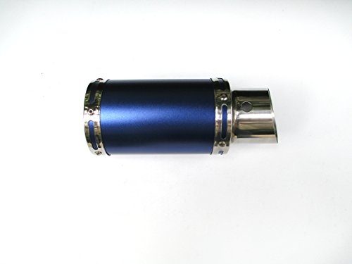 NEW! High Performance Exhaust System Muffler for GY6 50cc-400cc 4 Stroke Scooters ATV Go Kart (Blue)