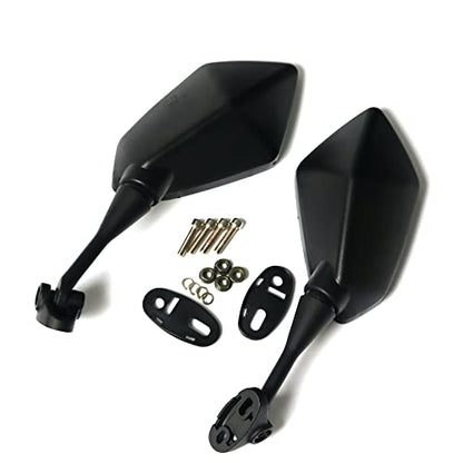 LMoDri Racing Motorcycle Mirrors Sport Bike Rearview Mirror Compatible with Honda CBR F4 F4i / RC51 / RVT 1000 DD250E/DD300/350