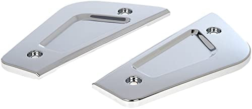 Kuryakyn 7015 Motorcycle Foot Control Component: Passenger Floorboard Covers for Honda Gold Wing GL1800 Motorcycles, Chrome, 1 Pair