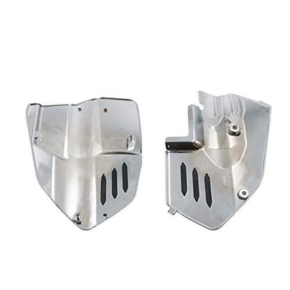 Worldmotop for Gl1800 Chrome Engine Lower Side Frame Covers compatible with Honda Goldwing 1800 GL1800 2018 2019 2020 2021 (A)