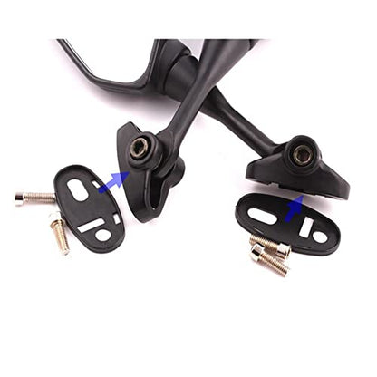 LMoDri Racing Motorcycle Mirrors Sport Bike Rearview Mirror Compatible with Honda CBR F4 F4i / RC51 / RVT 1000 DD250E/DD300/350