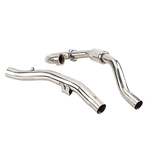 NICECNC Complete Full Escape Pipe Muffler System Compatible with Yamaha TTR230 TTR 230 2005 2006 2007 2008 2009 2010 2011 2012 2013 2014 2015 2016