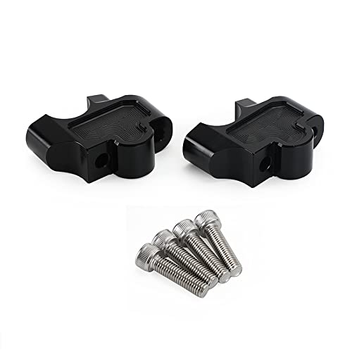 Topteng Motorcycle Handlebar Risers, CNC Handle Bar Clamp Riser 27mm fits for Honda REBEL CMX 250 2017-2021, REBEL CMX300 / CMX 500 / CMX 1100 2017-2021