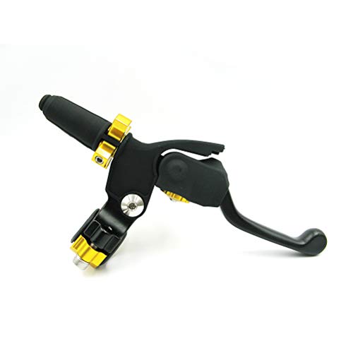 OTOM Clutch Lever Perch Motocross Dirt Bike Fall Prevention Folding Adjustable for CRF WR KXF RMZ FE (Black)