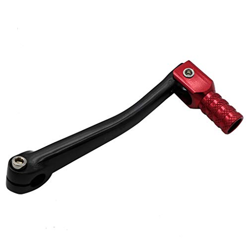 OTOHANS AUTOMOTIVE CNC Aluminum 2" Folding Gear Shifter Shift Lever for Honda XR50 CRF50 XR CRF 50cc 70cc 90cc 110cc 125cc Dirt Pit Bike (Red Black)