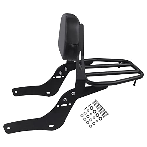 Worldmotop Motorcycle Sissy Bar Backrest Rear Passenger Seat for Honda Rebel CMX1100 CMX 1100 2021 2022 Detachable Backrest (for CMX1100-A)
