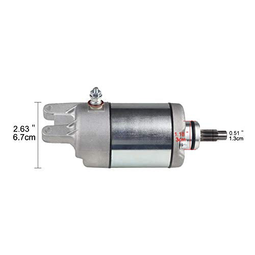 WATERWICH Compatible with Starter Honda 300 fourtrax Trx300 Trx300fw Trx300ex 250es 1987-2000 Replaces 31200-HC4-023 31200-HC4-033 SM13213 128000-4400