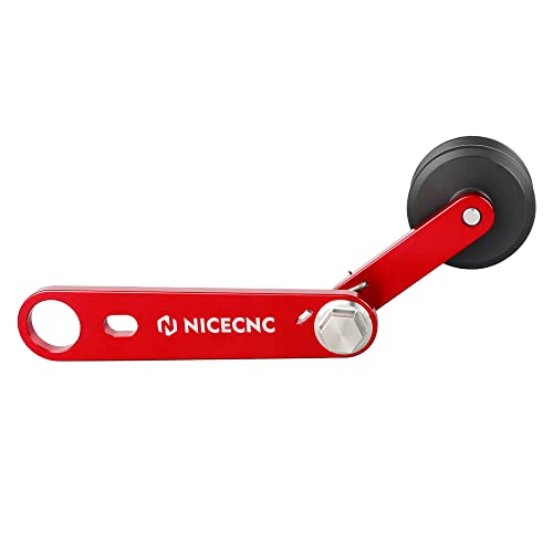 NICECNC Red Drive Chain Tensioner Guide Roller Slider Compatible with Yamaha Raptor 700 2013-2023 2022 2021 2020 2019 2018 2017 2016, Raptor 700R 2013-2023 2022 2021 2020 2019 2018 2017