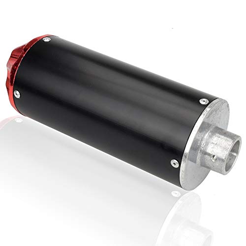 Aluminum Red 28mm Motorcycle Exhaust Muffler For CRF50 XR50 KLX SSR Thumpstar Lifan 50cc 70cc 90cc 110cc 125cc Chinese Pit Trail Dirt Bike