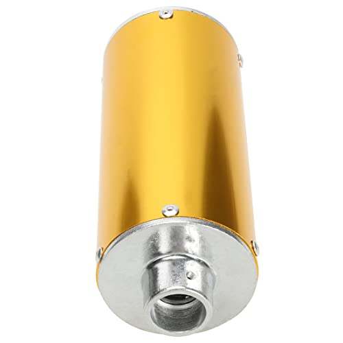 FVRITO High Performance Big Bore Muffler Exhaust Silencer Complete Pipe System Parts Replacement for Honda XR50 CRF50 Chinese 70cc 110cc 125cc SSR SDG Taotao Roketa Coolster Lifan Dirt Pit Bike Yellow