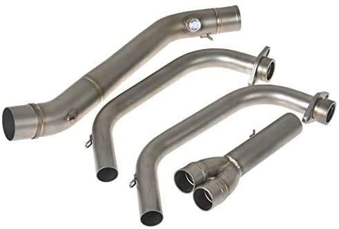 Full Exhaust Systems Pipe Middle Pipe Slip On For YAMAHA R25 R3 2014 2015 2016 MT03 MT-25 With Muffler Carbon Fiber Exhaust