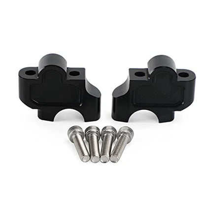 Topteng Motorcycle Handlebar Risers, CNC Handle Bar Clamp Riser 27mm fits for Honda REBEL CMX 250 2017-2021, REBEL CMX300 / CMX 500 / CMX 1100 2017-2021