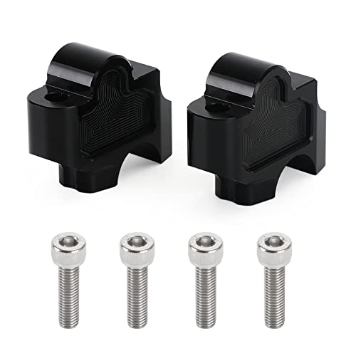 Topteng Motorcycle Handlebar Risers, CNC Handle Bar Clamp Riser 27mm fits for Honda REBEL CMX 250 2017-2021, REBEL CMX300 / CMX 500 / CMX 1100 2017-2021