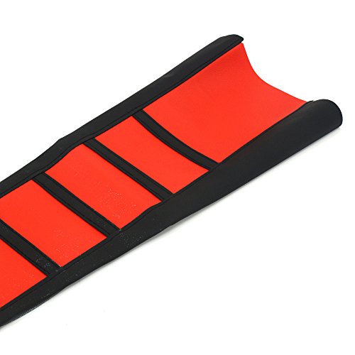 JFG RACING Red Universal Gripper Soft Seat Cover for All Bike Dirt Motorcycle