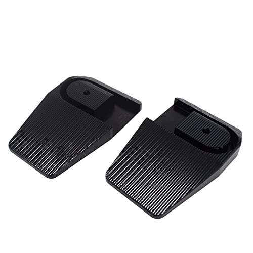 Midimttop Motorcycle Wide Foot Pegs Pedals Rest Footpegs Pads for Ho-nda Rebel 300 Rebel 500 2017 2018 2019 2020 2021 CMX 500 Footrest Parts Accessories (Black)