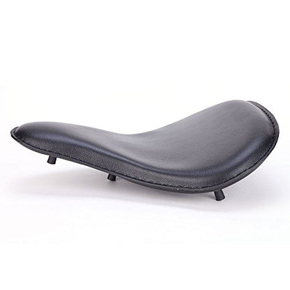 Black Motorcycle Cushion Spring Solo Seat compatible with Honda Rebel 250 300 500 Refit Bobber