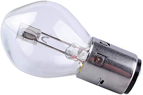 Poweka S2 12V 35/35w Chinese Scooter Light Bulb Fits for 50cc 150cc 250cc Znen Jonway Tank Baron (5 Packs)