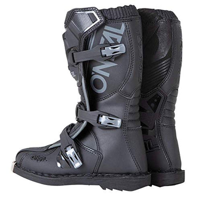 O'Neal 0332-104 Unisex-Child Element Dirtbike Boots (Black 4)