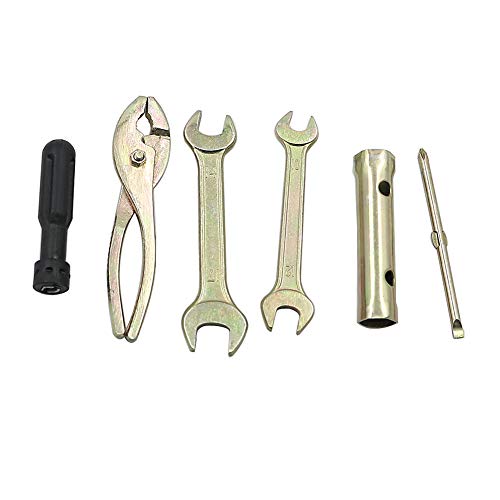 Alpha Rider Motorcycle Tool Kit For Honda C100 C70 CM91 CT70 CT90 C110 S65 S90 C200 CA95 Z50 CF70, Including 6 pieces and 1 packaging bag.