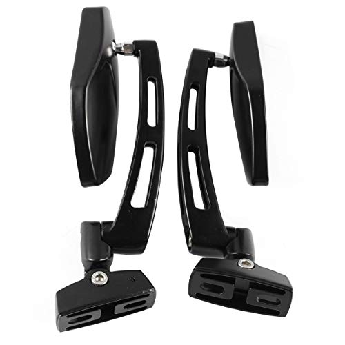 AUTOKAY Motorcycle Mirrors Racing Rearview Mirrors CNC Aluminum Anti-Glare Side Mirror Fits for Honda CBR 600 F3 F4i Kawasaki Ninja ZX 6 7 9 12 Yamaha FZR YZF R1 R6 S Suzuki GSXR