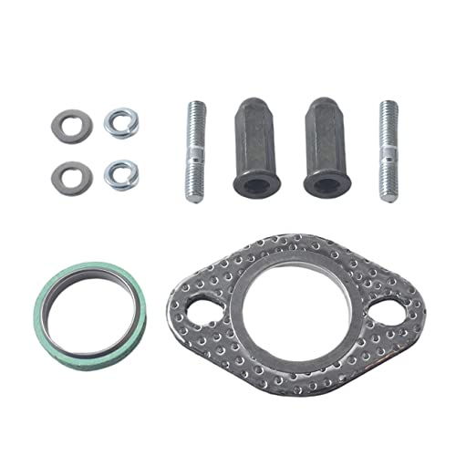 GY6 Exhaust kit(Nuts&Gasket&Exhaust Studs) FIT for GMB139 Engine 50cc 70cc 90cc 110cc 125cc 150cc Scooters ATVs Go Karts 4 Wheeler Moped fits Scooters with 50cc - 150cc Motors etc